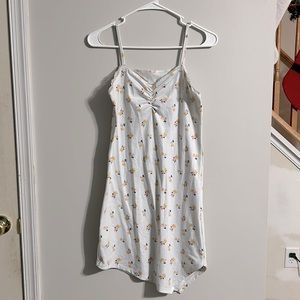 Flower spaghetti strap dress/gown